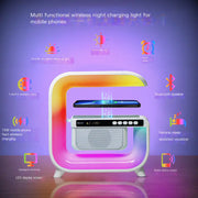 Bluetooth Speaker with LED Starry Sky Night Light