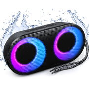 MIATONE Portable Bluetooth Speakers with Lights Bluetooth Speaker Kids 15W IPX7 Waterproof Bluetooth 5.3 24H Playtime Built-in MIC TWS Portable Speaker for Gifts Teen Boys Speaker