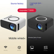 T300S Mini Portable Projector for Home and Kids