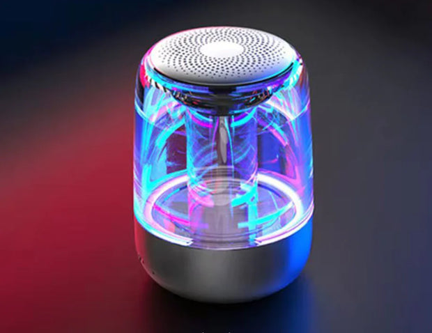 Portable Bluetooth Speaker with Colorful Lights