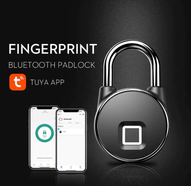 Smart Fingerprint Padlock for Home and Warehouse Use